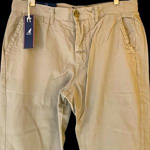 KANGOL Khaki Chinos